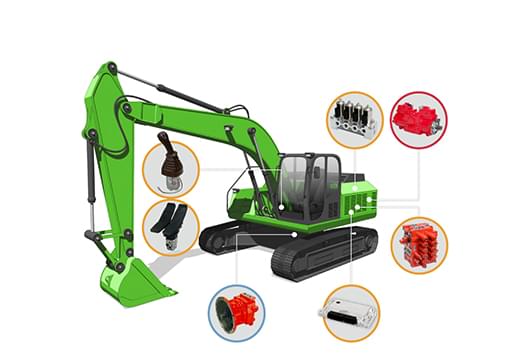 Hydraulic systems for construction machinery